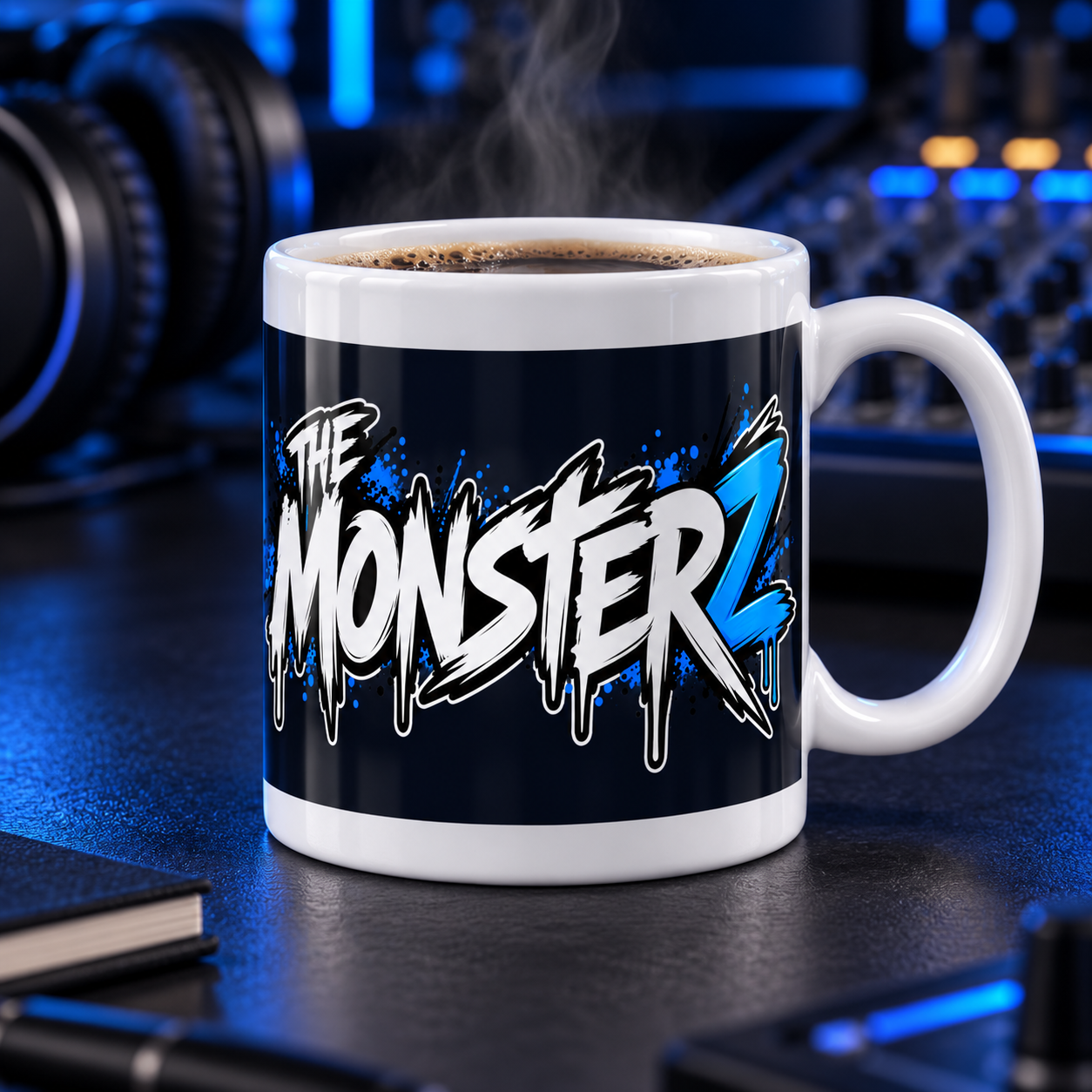 TheMonsterz Panoramatasse im Musikstudio