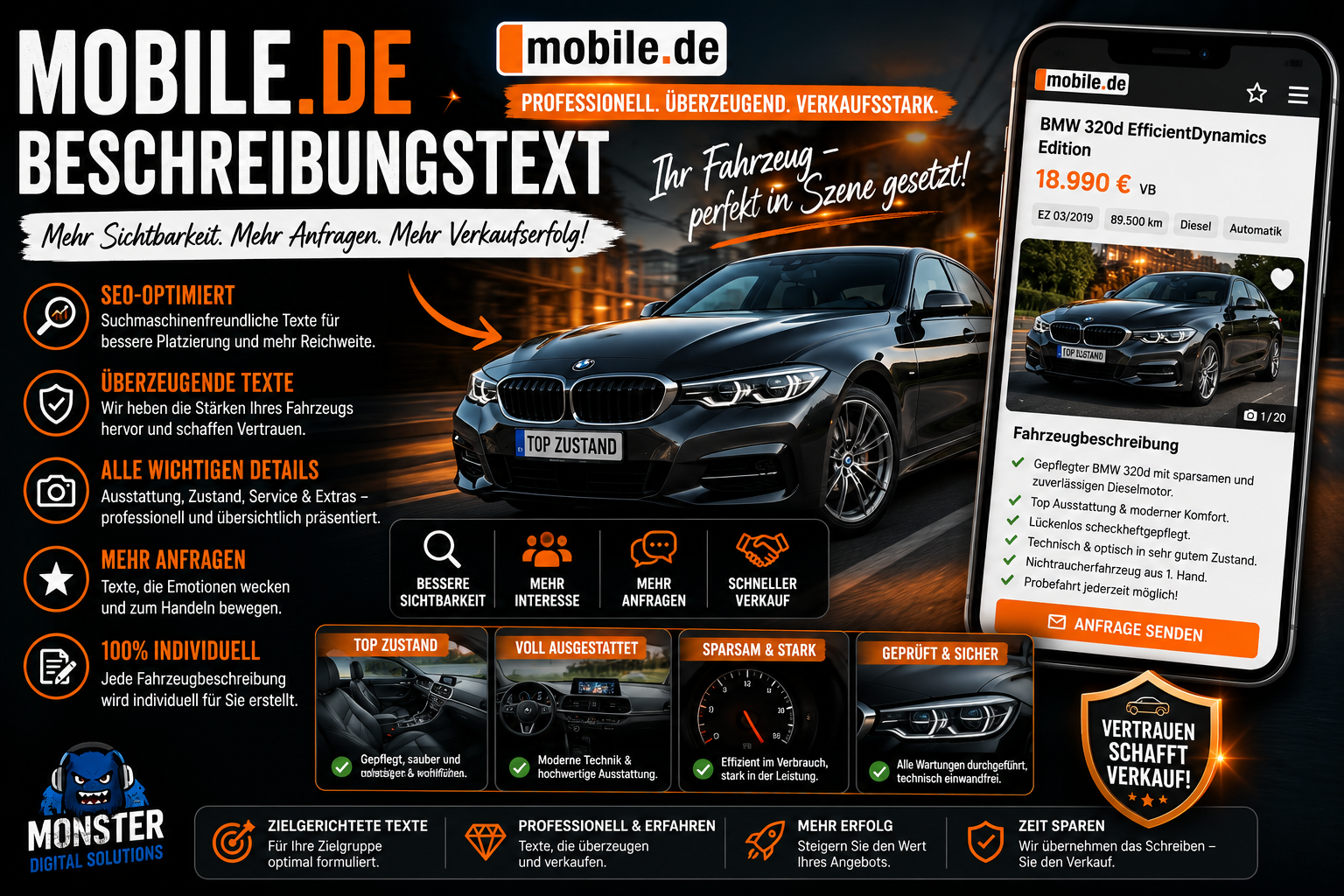 🚗 Auto & Verkehr – Fahrzeugtexte