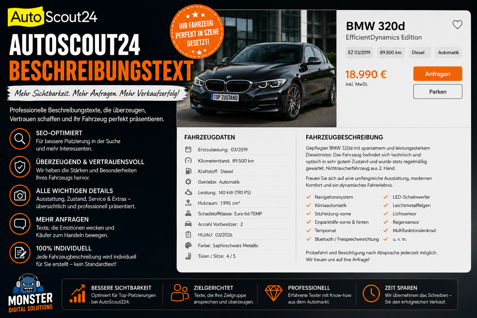 🚗 Auto & Verkehr – Fahrzeugtexte
