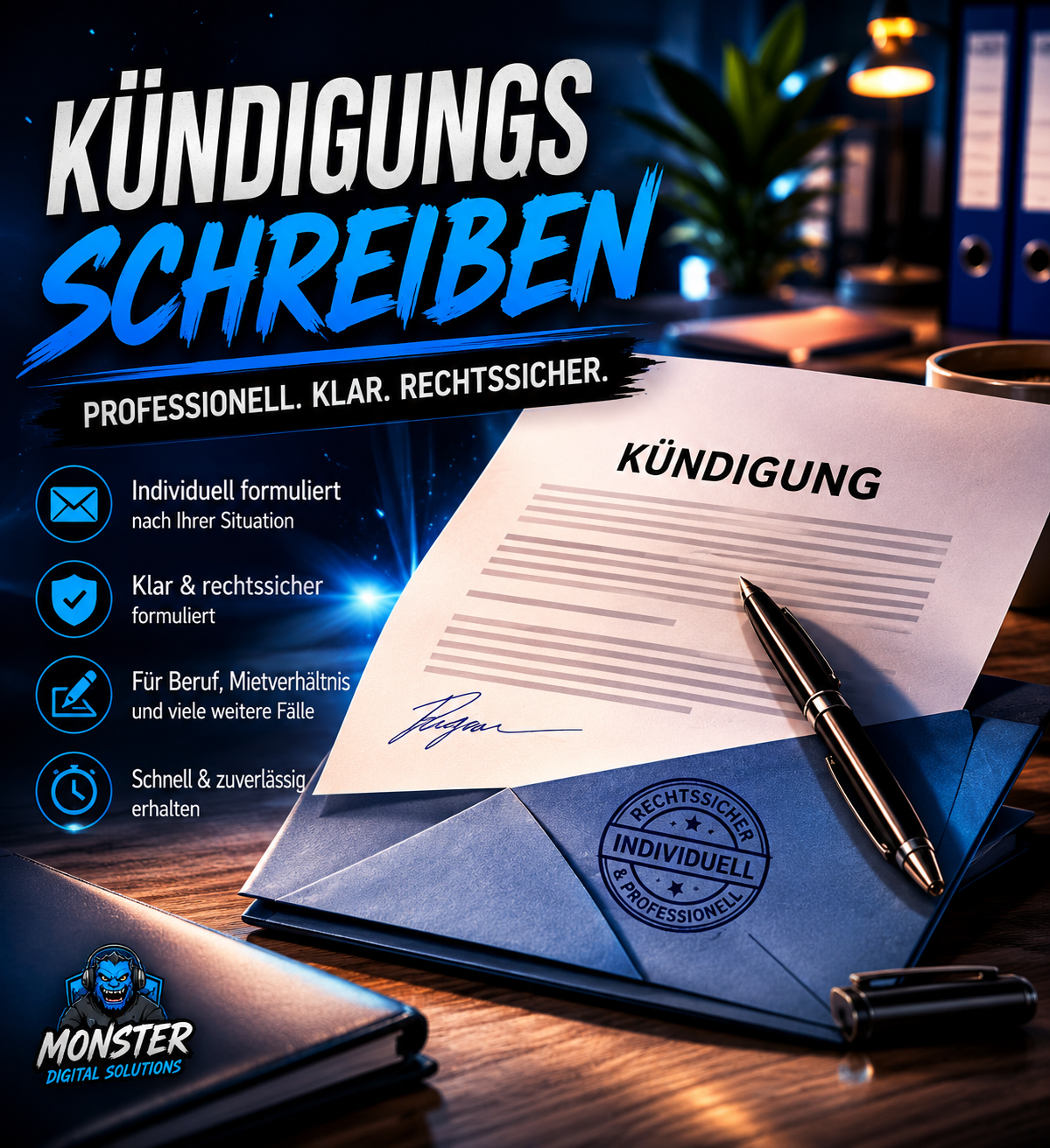 📄 Behörden & Alltag –  Schreiben nach Ihren Vorgaben