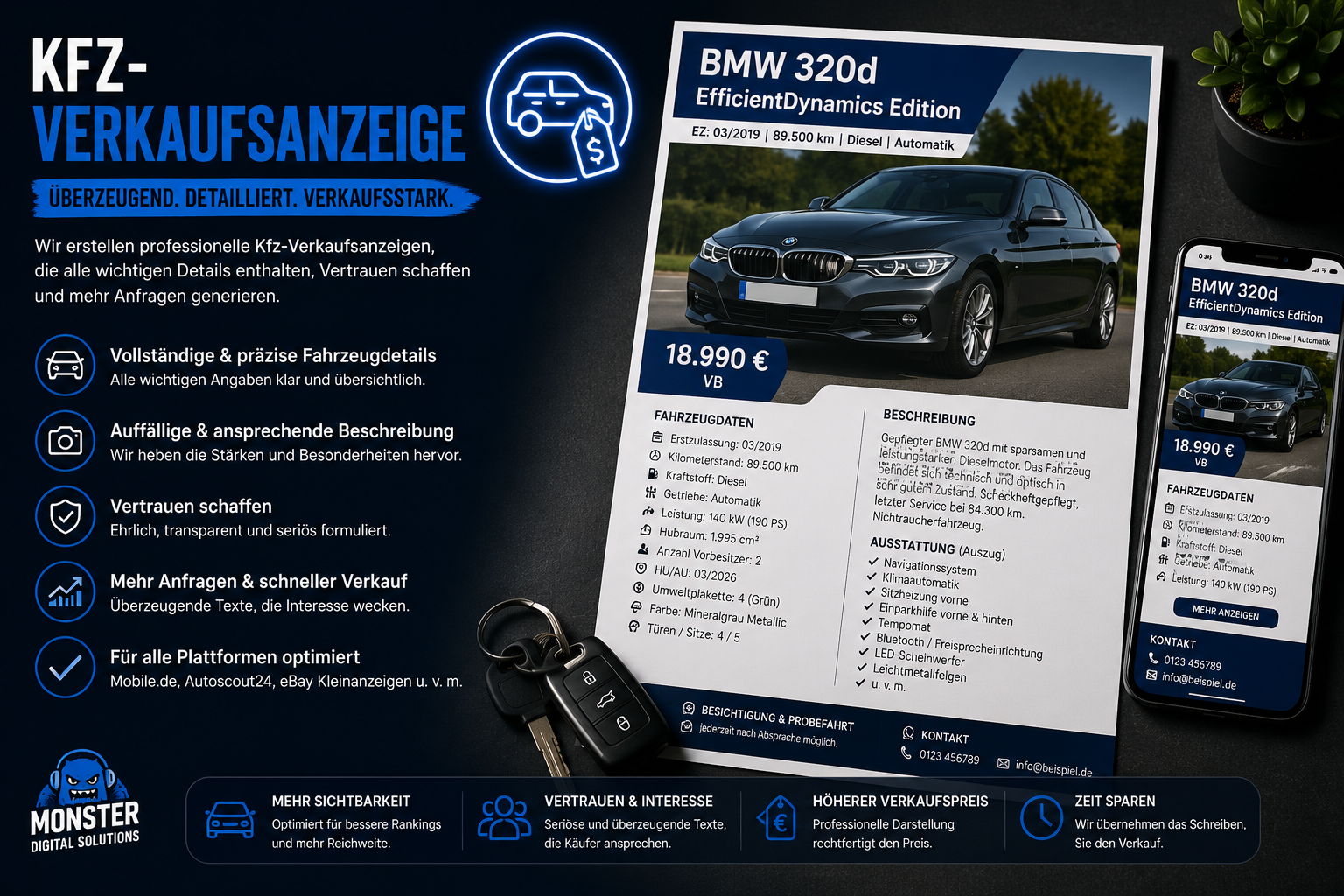 🚗 Auto & Verkehr – Fahrzeugtexte