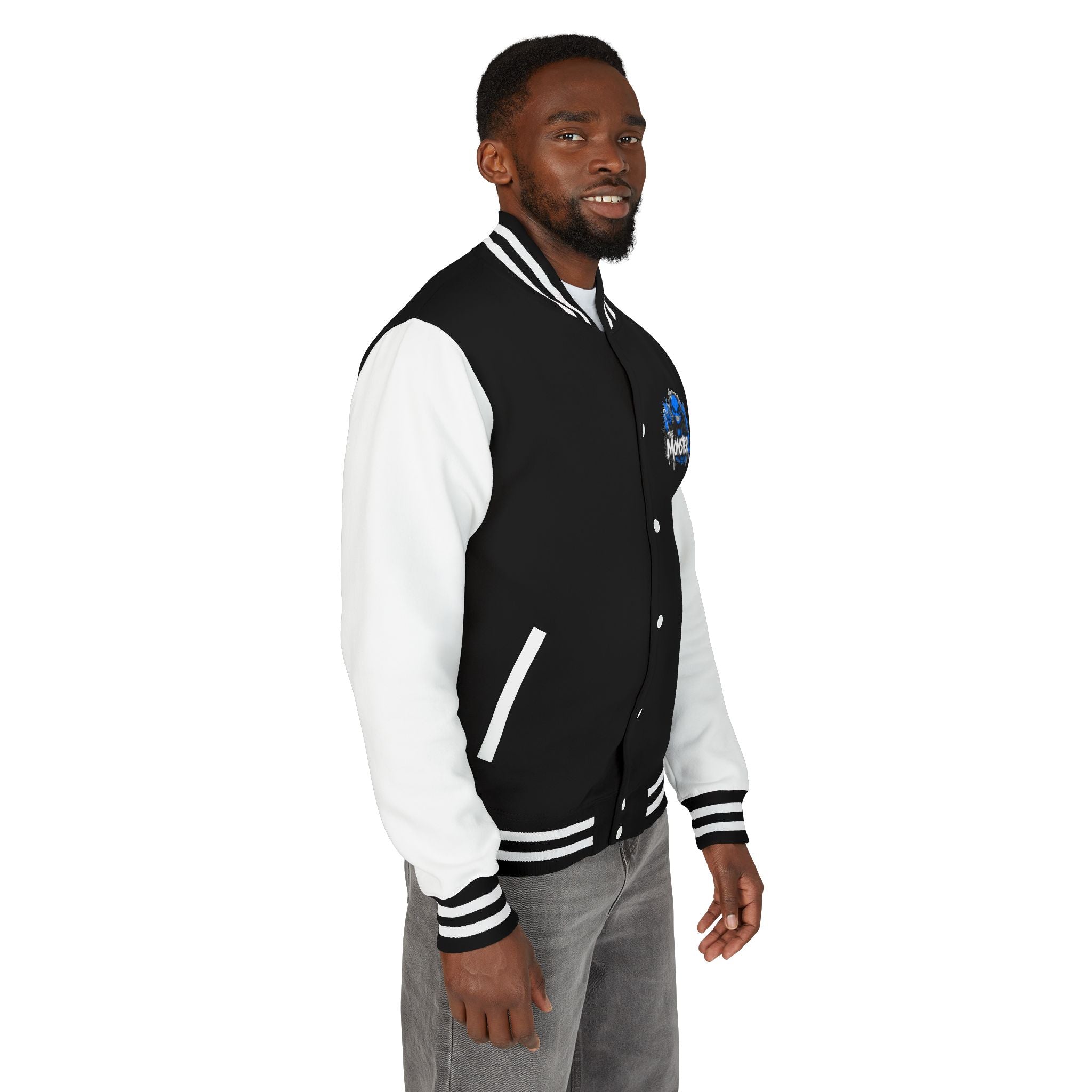 🧥 TheMonsterz Varsity Jacket – Streetwear mit Charakter