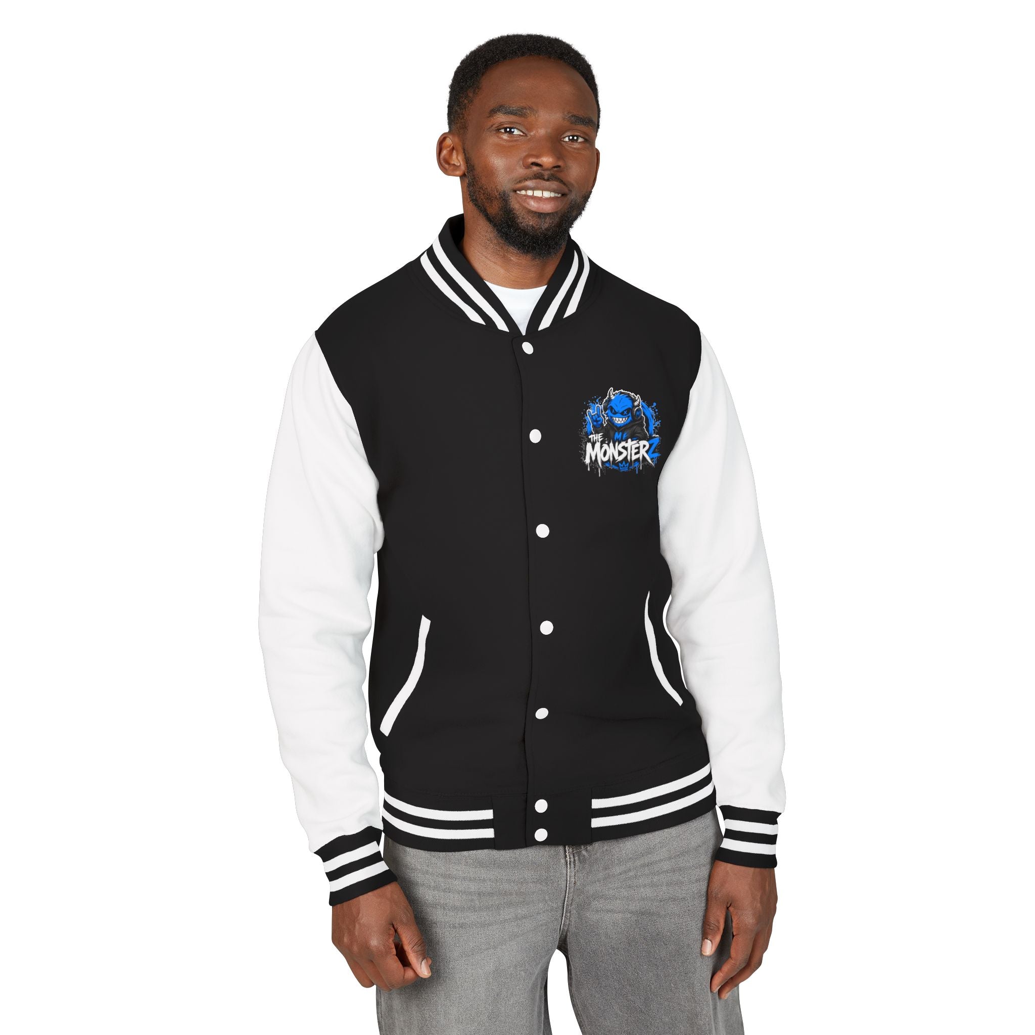 🧥 TheMonsterz Varsity Jacket – Streetwear mit Charakter