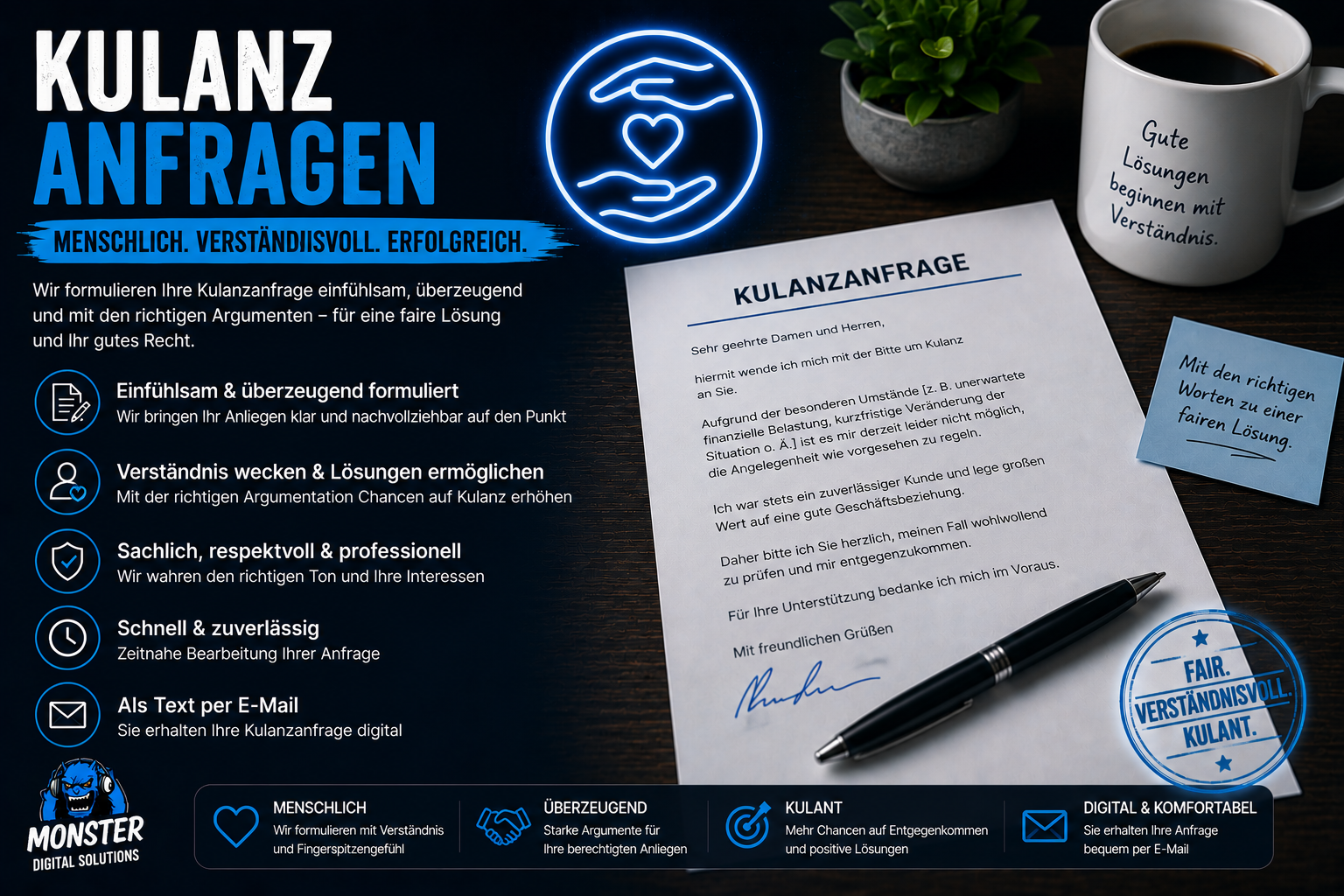 📄 Behörden & Alltag –  Schreiben nach Ihren Vorgaben