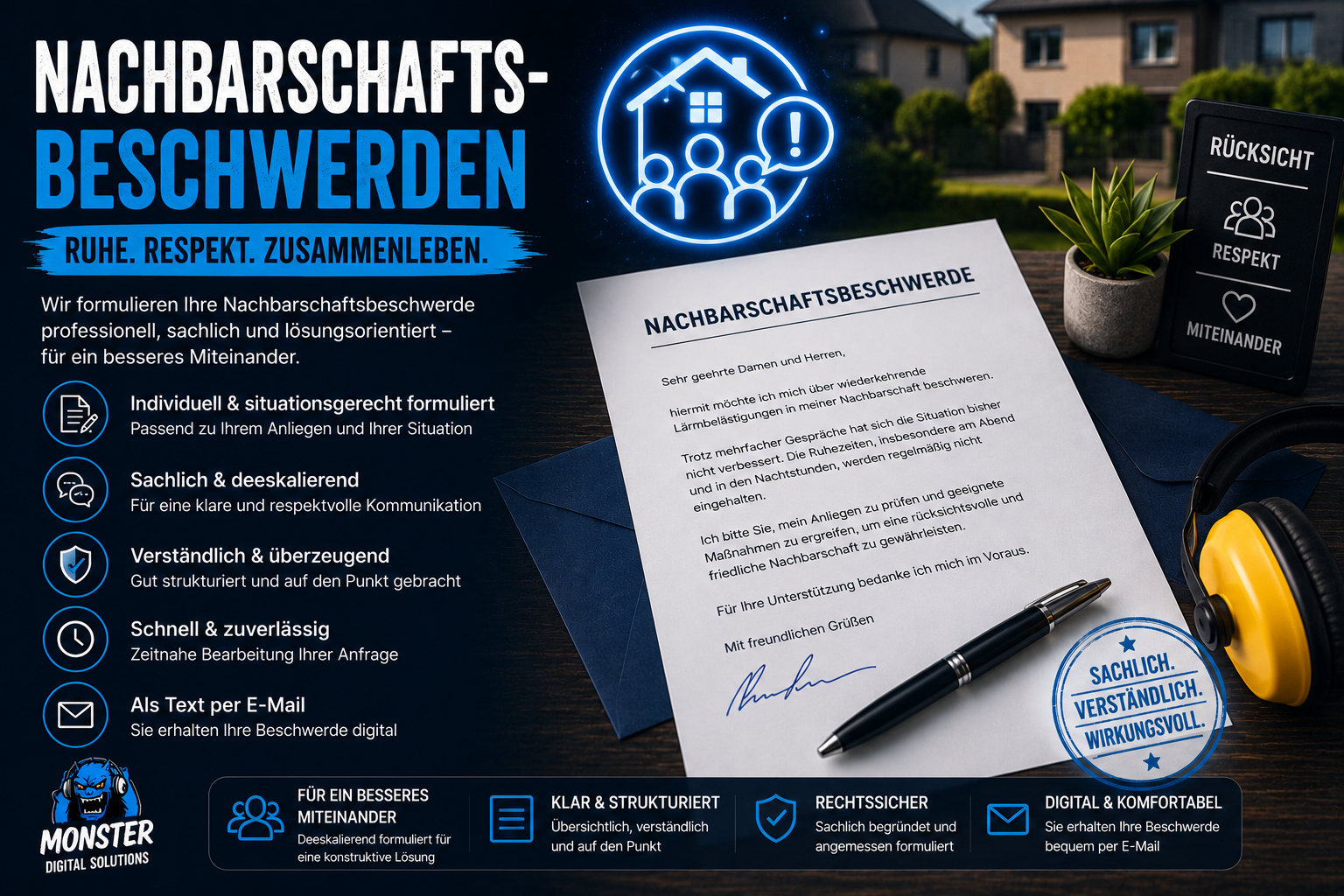📄 Behörden & Alltag –  Schreiben nach Ihren Vorgaben