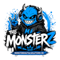 TheMonsterz Premium Vinyl Sticker 8x8 cm – Wetterfest & UV-beständig